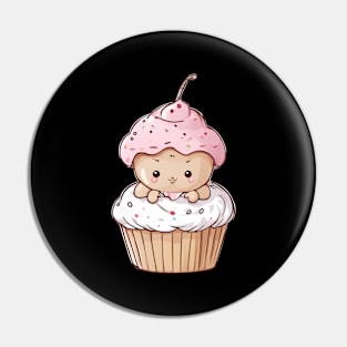 Cute Cupcake Pin