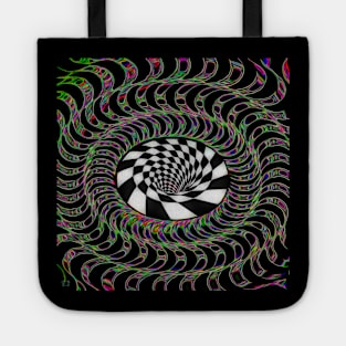 OP ART ABSTRACT Tote