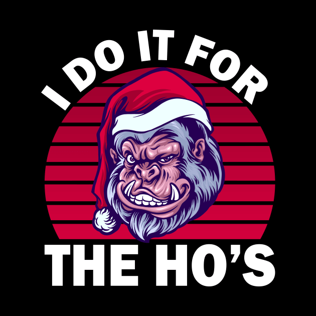 Gorilla Christmas Says The Ho's by Acid_rain