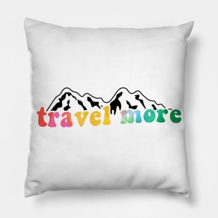 Colorful Travel More Pillow