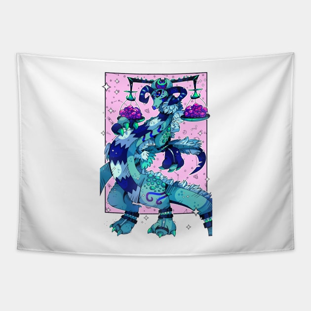 pound dragon Tapestry by rocioam7