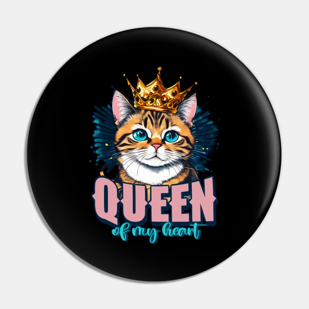 Queen of my heart my cat Pin by design-lab-berlin