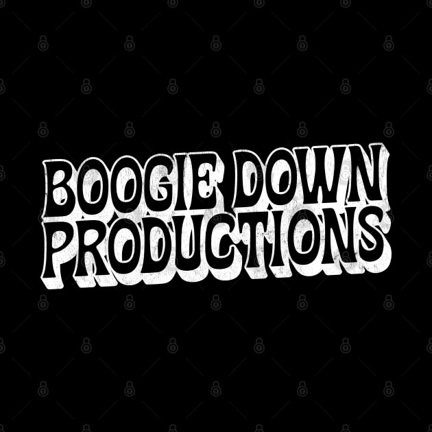 Boogie Down Productions / Retro Hip Hop Typography Design by DankFutura