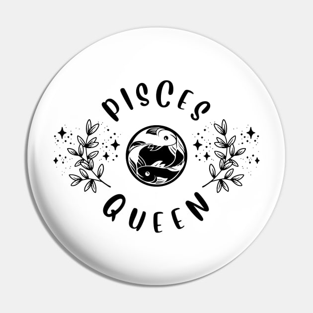 Pisces Queen Pin by teresawingarts