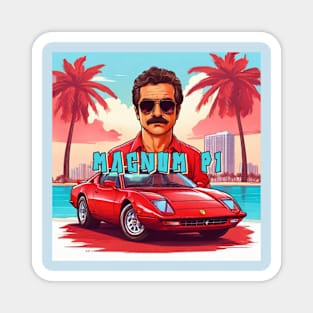 Magnum pi car ferrari Magnet