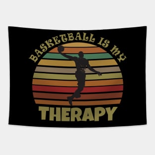 Basketball is my therapy Tapestry