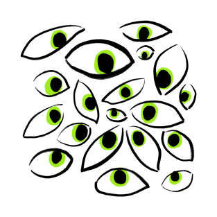 Eyes (black and green) T-Shirt