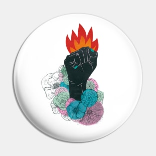 Fist, fight Pin