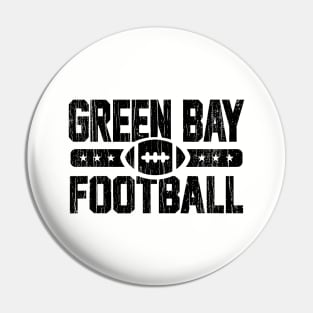 Green Bay Football // Black Pin