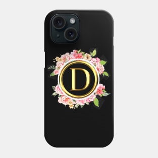 Letter D Shirt Alphabet Letter D Different Colors Phone Case