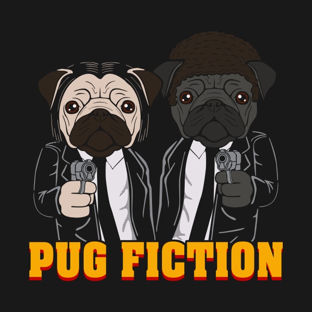 Pug Fiction by Melonseta