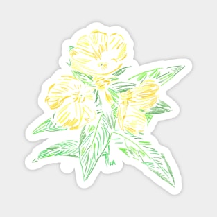 2022 02 flowers color 01 Magnet