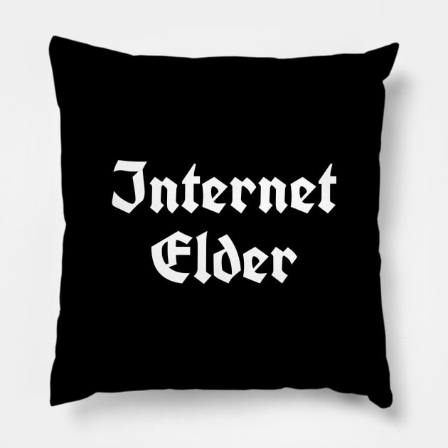 Internet Elder Dark Pillow by CrazyCreature