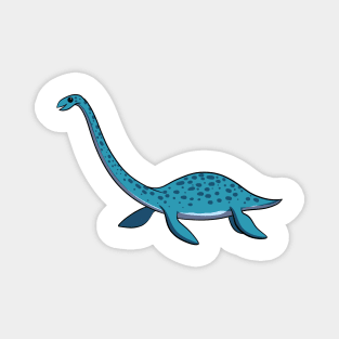 cartoon elasmosaurus Magnet