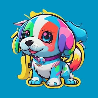 Cute Colorful puppy T-Shirt