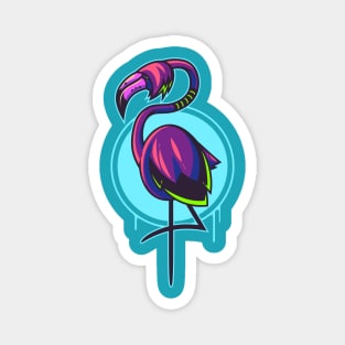 Emo Flamingo Magnet