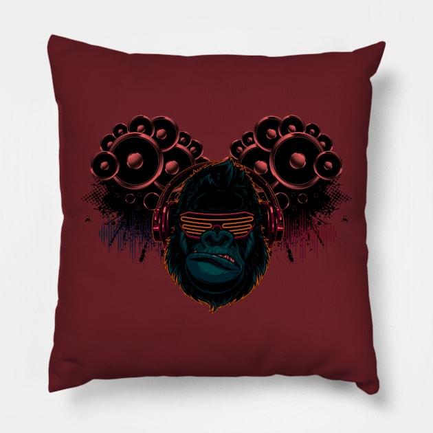 Speaker Gorilla Pillow by American Phoenix 