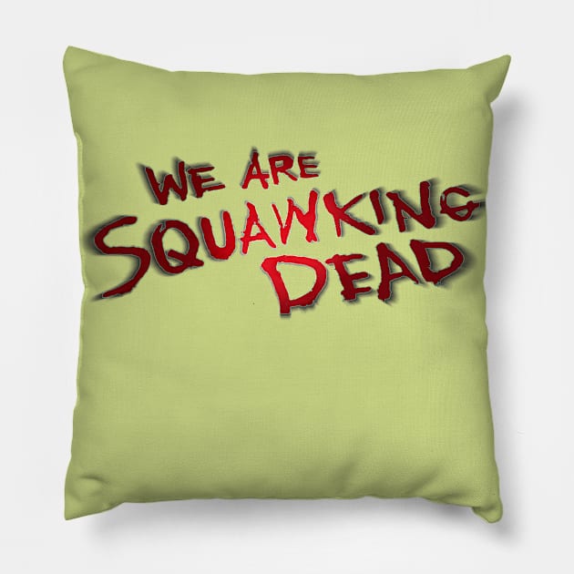 FearTWDseason5A LOGO Pillow by SQUAWKING DEAD