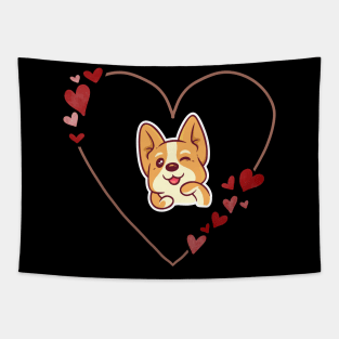 Puppy love Tapestry