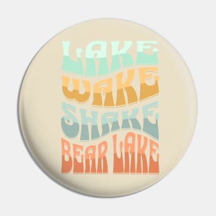 Bear Lake Utah Lake Wake Shake Bear Lake Idaho Pin