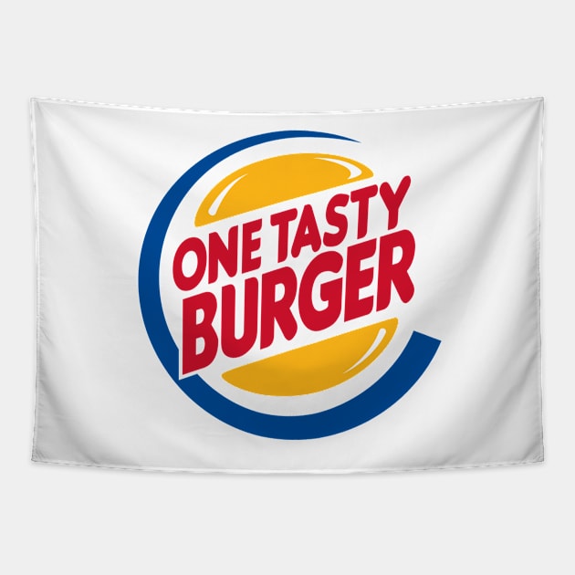 Pulp Fiction One Tasty Burger Tapestry by shumaza