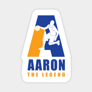 Aaron Custom Player Basketball Your Name The Legend Magnet