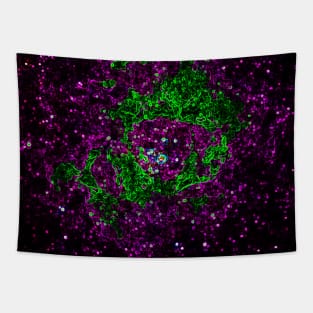 Black Panther Art - Glowing Edges 254 Tapestry