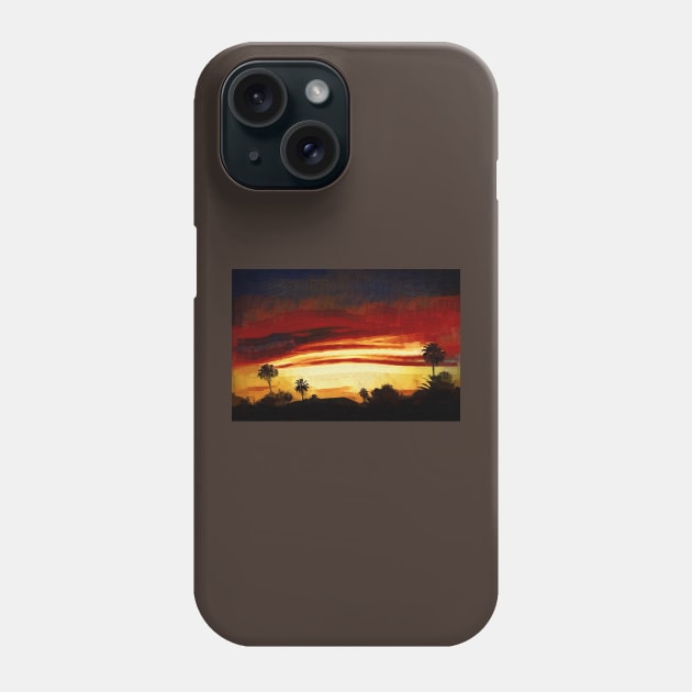 Arizona Sunset Phone Case by KirtTisdale