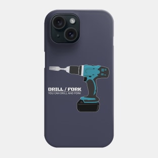 Drill/Fork by doctorheadly Phone Case