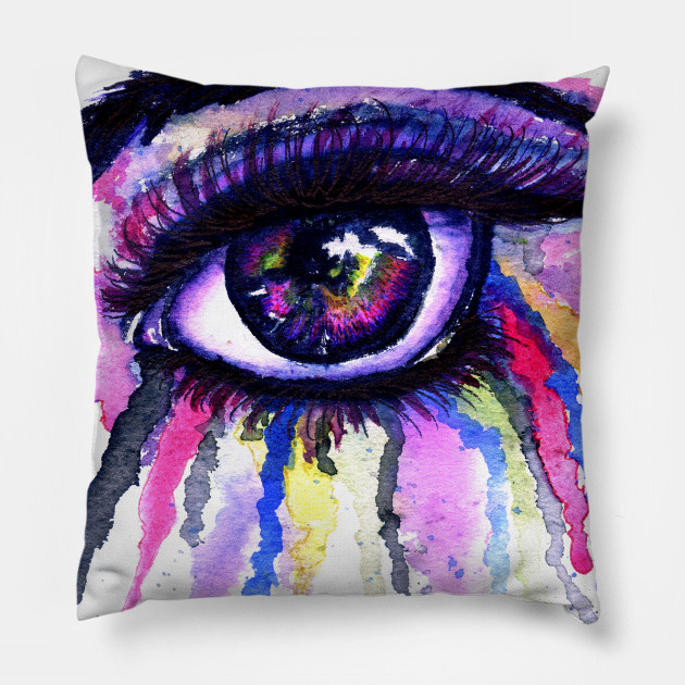 Rainbow Anime Eye Rainbow Eye Pillow Teepublic Looking for information on the anime rainbow. teepublic