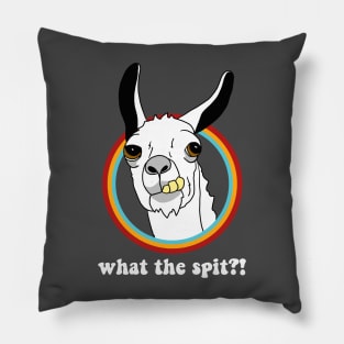 Llama What the Spit?! Pillow