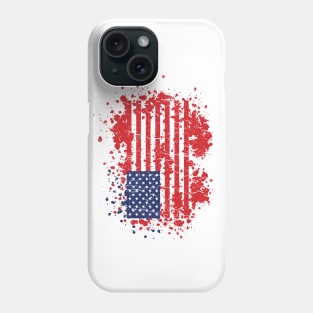 Distressed USA Flag Patriotic 4th Of July Celebration Phone Case