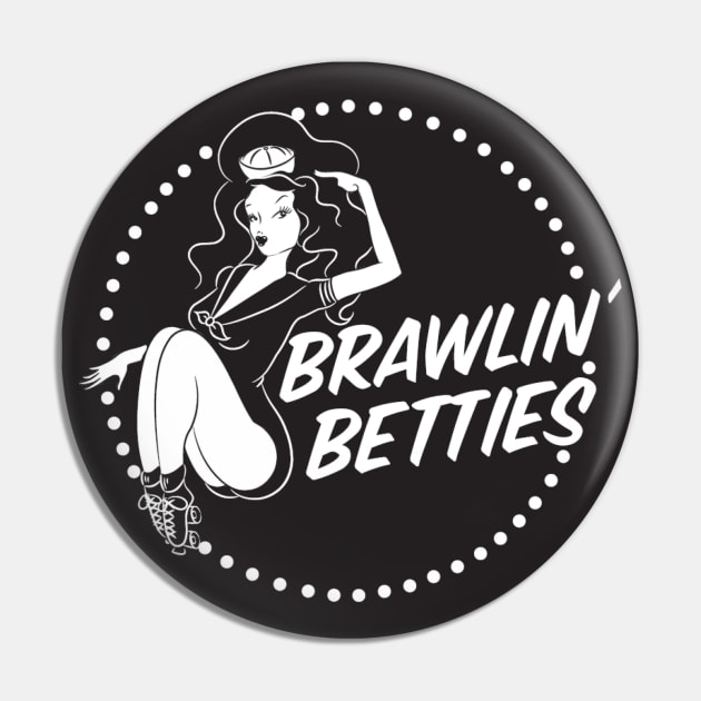 Mission City Roller Derby's Brawlin' Betties Pin by Brawlin' Betties