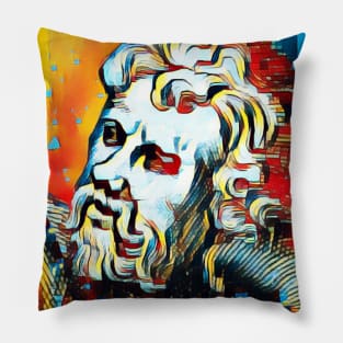 Epictetus Abstract Portrait | Epictetus Artwork 4 Pillow