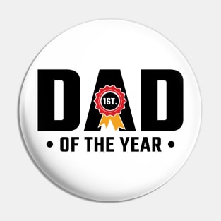 Dad Of The Year v3 Pin