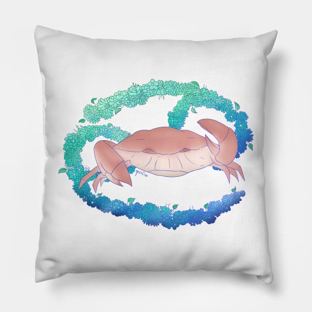 Cancer &quot;Skull&quot; - Full Colour Pillow by Qur0w