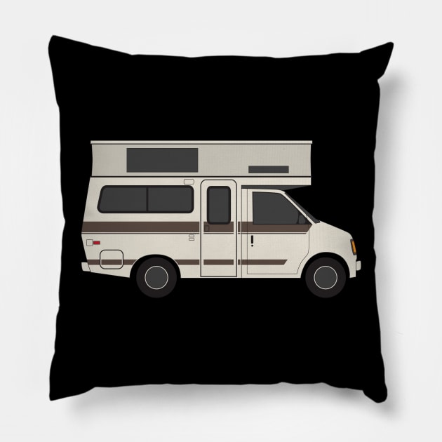 astro pop up truck Pillow by LeapDaze