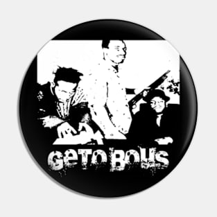 Black white geto boys Pin