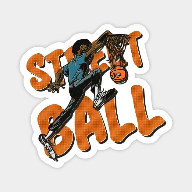Street Ball Magnet by Doc Multiverse Designs