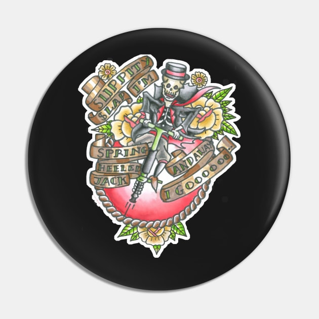 Spring heeled Jack Pin by FinnIreland