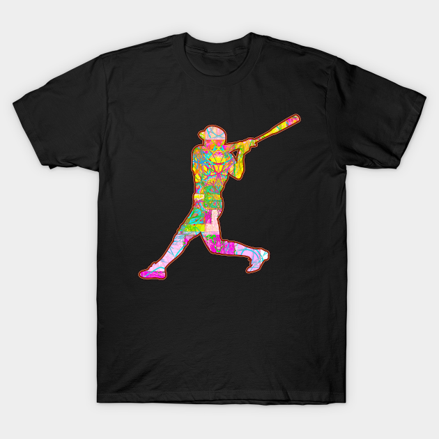 Discover Swing The Bat Baseball Man - Baseball - T-Shirt