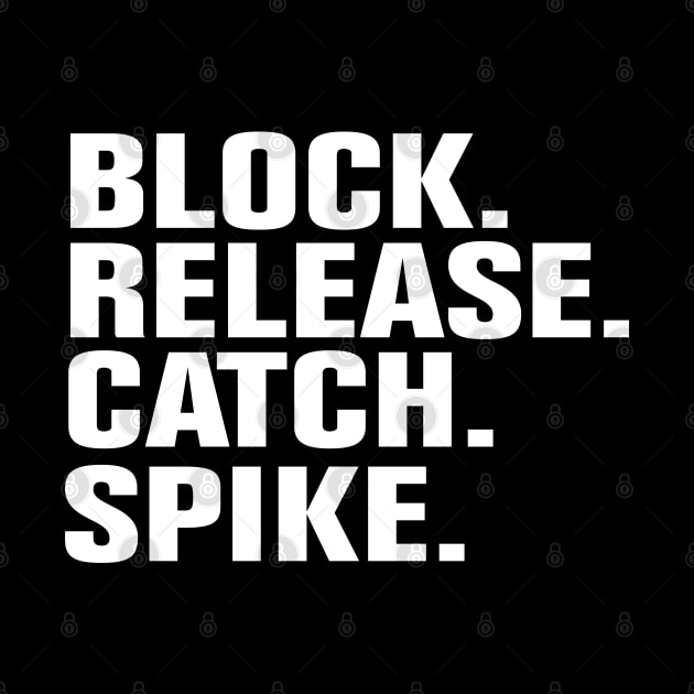 Block Release Catch Spike by EmmaShirt