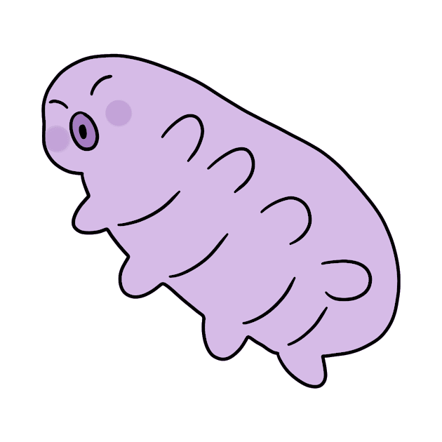 Purple Waterbear by saradaboru