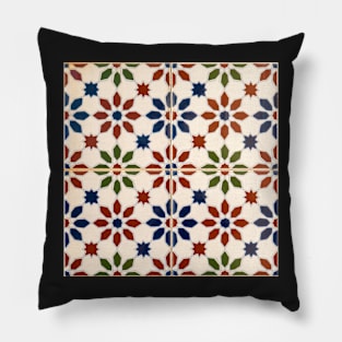 Traditional Portuguese glazed tiles Pillow