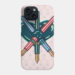 Three of Swords Phone Case