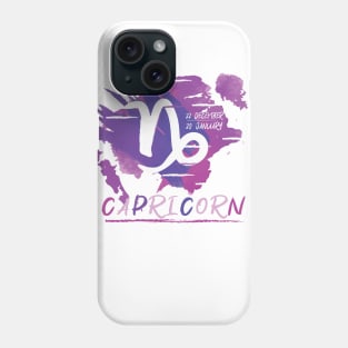 Capricorn Zodiac sign- astronomical sign - Horoscope Phone Case