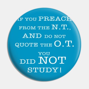 Quote the Old Testament Pin