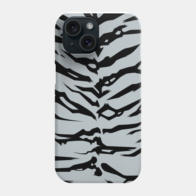 White Tiger Pattern Bengal Animal Phone Case by Lumio Gifts