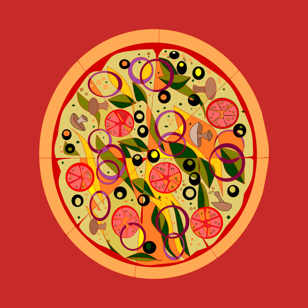 A Veggie Pizza by YudyisJudy