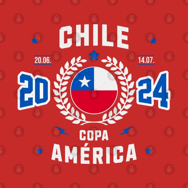 Chile Fútbol Pride Tee - Copa America 2024 Fan Gear by Kicosh